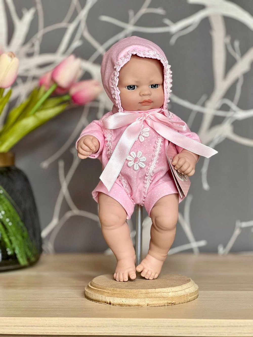 Кукла Berbesa виниловая 27см Recien Nacido  (2511K3)