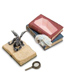 Veronese WS-844 Шкатулка «Дракон на книгах»