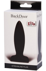 Анальный стимулятор Streamline Plug Black (10 см ,черный) (Цвет: черный)
