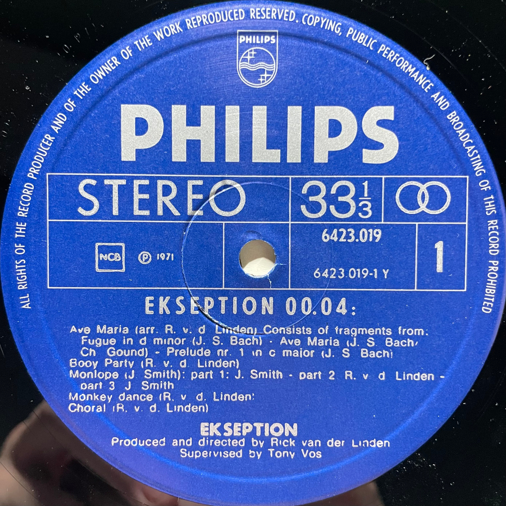 Ekseption, Royal Philharmonic Orchestra ‎– Ekseption 00.04 (Скандинавия 1971г.)