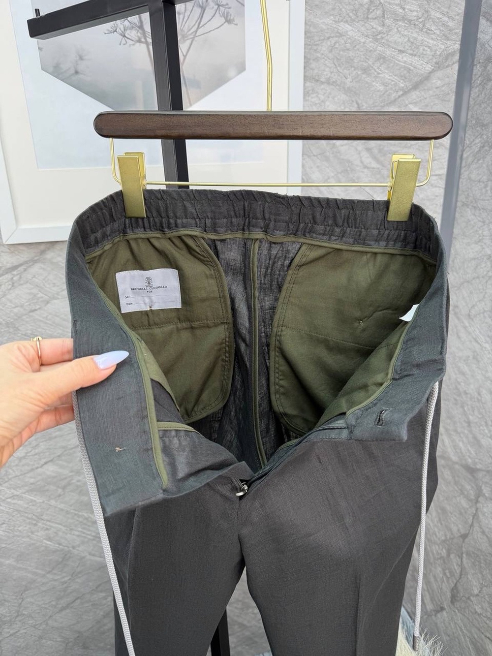 Льняной летний костюм Brunello Cucinelli