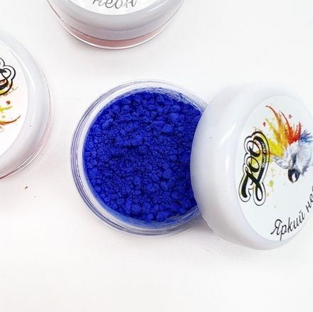 1709 Пигмент "Яркий неон" 1 г васильковый с термоэффектом