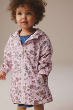Дождевик с хлопковой подкладкой для девочки Next E25-120, Розовый