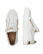 Кожаная кроссовка Giuseppe Zanotti - белый(RM30016)