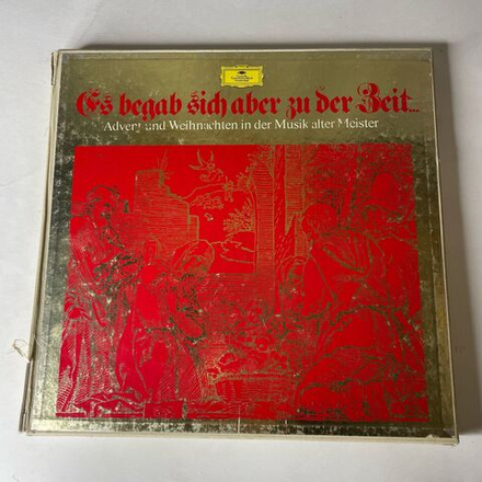 Винтажная виниловая пластинка LP Es Begab Sich Aber Zu Der Zeit (Advent Und Weihnachten In Der Musik Alter Meister) (Германия 1969)