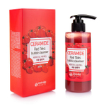 EYENLIP / Пузырьковая крем-пенка кислородная для умывания CERAMIDE RED TOKS BUBBLE CLEANSER, 200мл