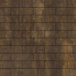 Тротуарная плитка ПРЯМОУГОЛЬНИК 300х100 мм - Листопад гладкий Мокко