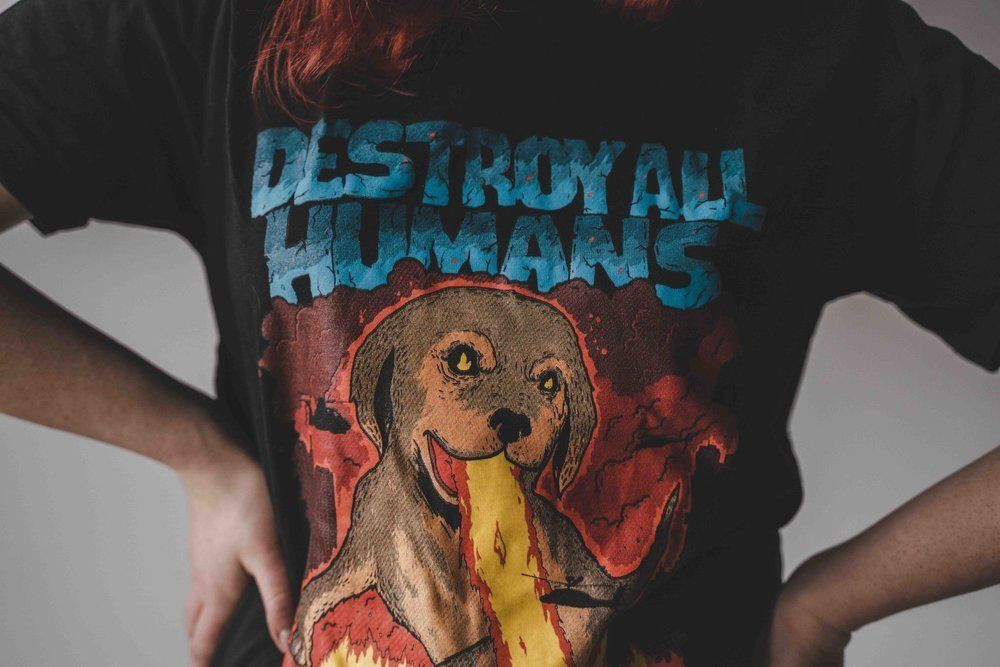 Футболка Догзилла Черная