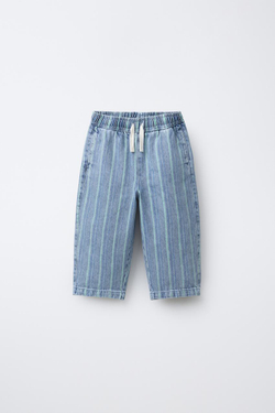 ZARA ДЖИНСЫ BAGGY В ПОЛОСКУ, ПОЛОСКИ