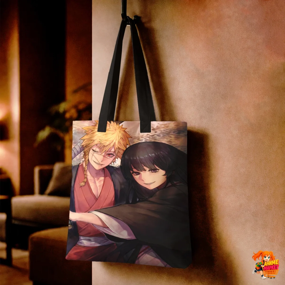 Сумка шоппер с принтом Адский Рай