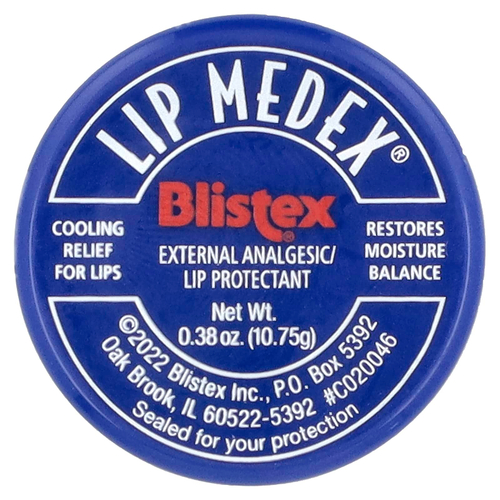 Blistex, Lip Medex®, защитное средство для губ и наружное обезболивающее, 10,75 г (0,38 унции)