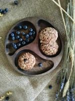 Менажница деревянная сервировочная из кедра для подачи