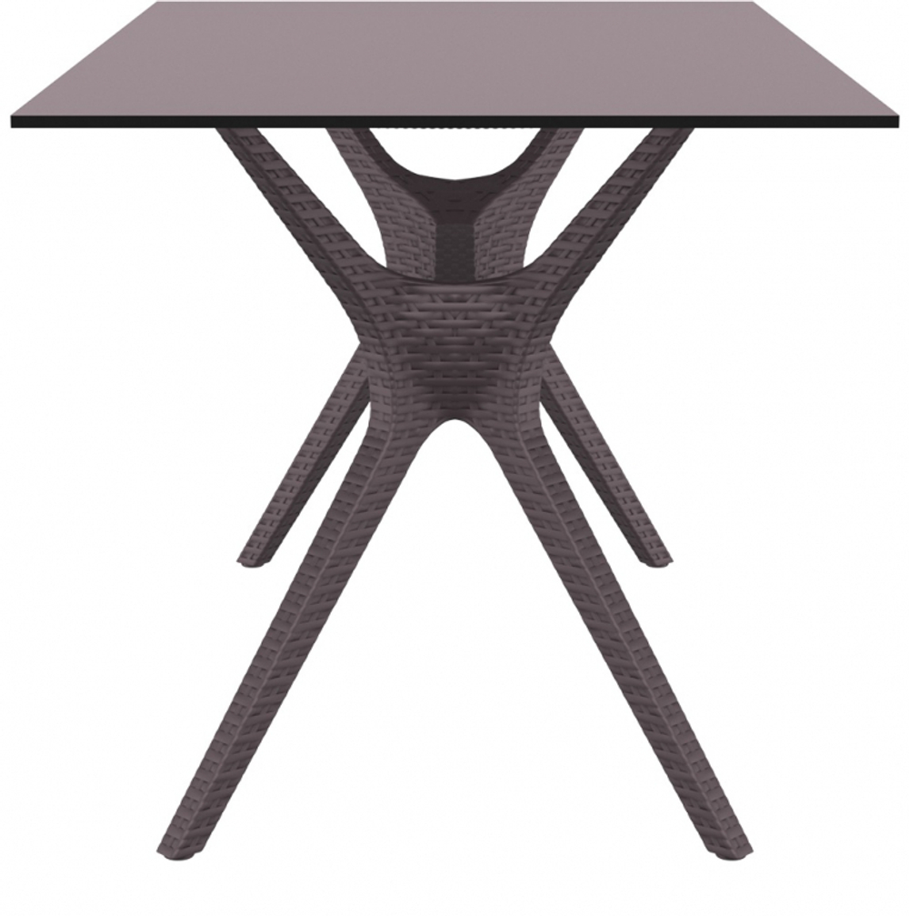 Стол пластиковый Siesta Contract Ibiza Table 140, коричневый