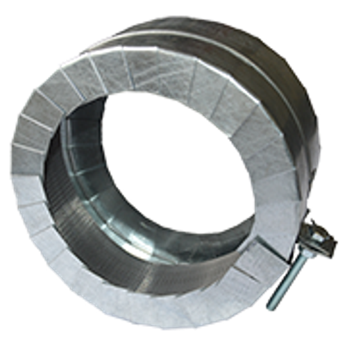 Кожух защитный фланцевый КЗС стальной оцинкованный ДУ150