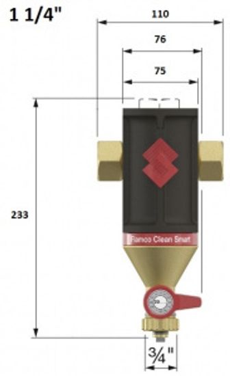 Сепаратор шлама Flamco Clean Smart 1 1/4" (арт. FL 30024)