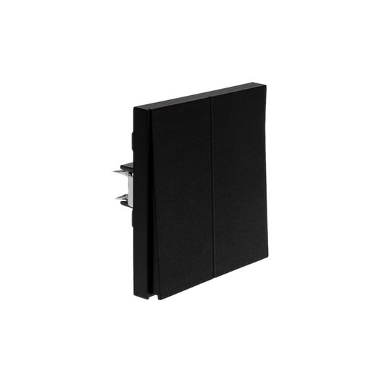 Выключатель STRONG 2 кл 10А с/у антрацит KRANZ