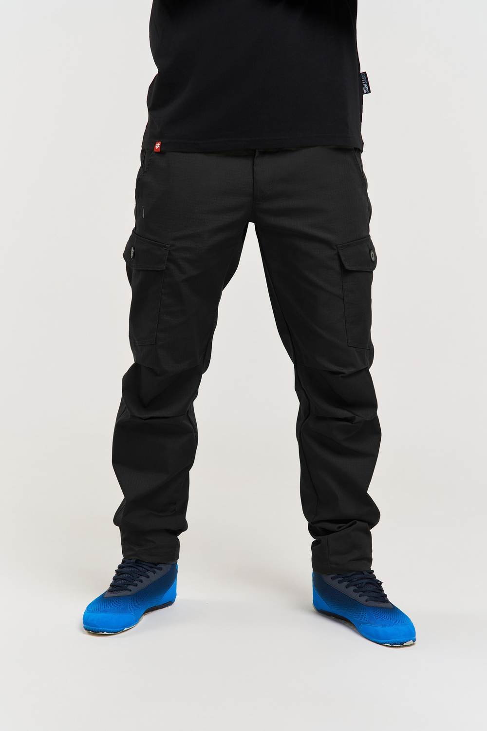 Брюки Карго Варгградъ Премиум мужские классика чёрные Рипстоп