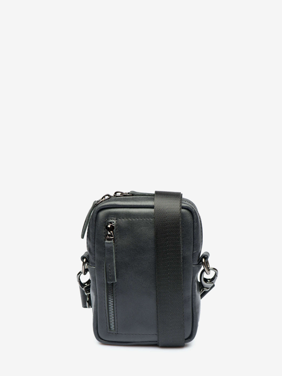 cумка через плечо прямоугольная черный