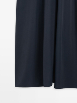 Massimo Dutti Платье на тонких бретелях, синий