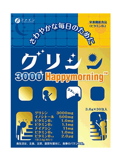FINE JAPAN Glycine Happy morning Глицин 3000 мг, 30 штук.