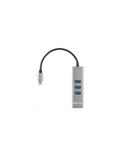 Telecom Переходник USB 3.1 Type-C --&gt;4 USB3.0, Aluminum Shell, 0.2м Telecom &lt;TA310C&gt;(7958820049095)