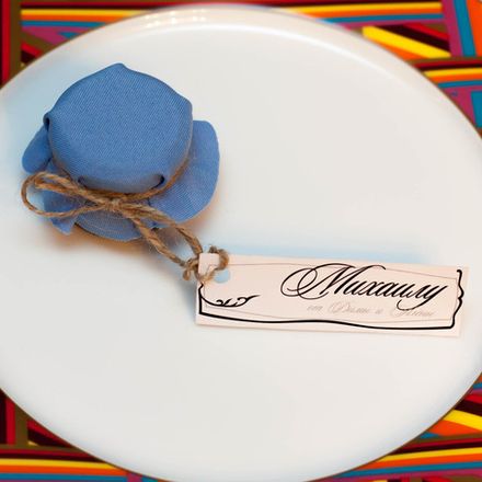 Бонбоньерки с рассадочными карточками