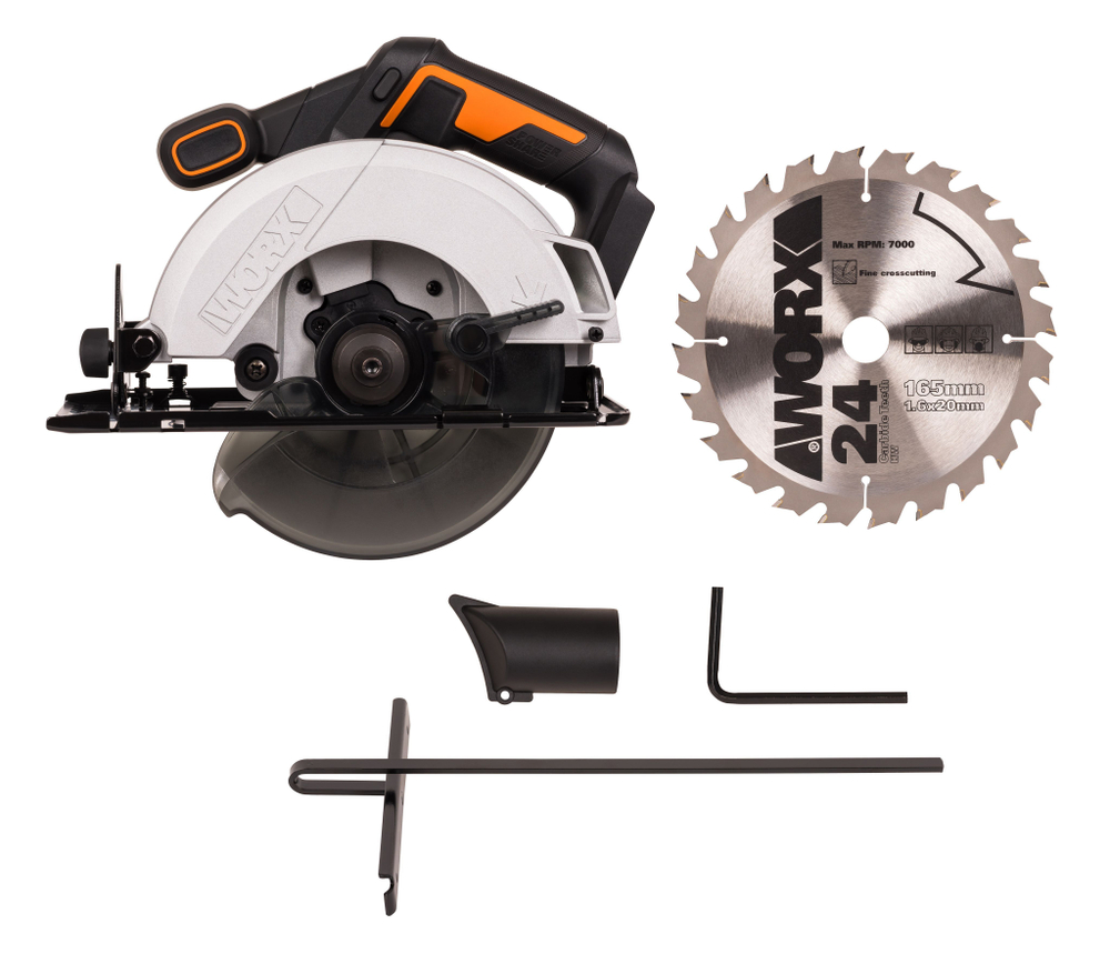 Дисковая пила аккумуляторная WORX WX526