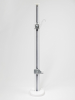 КНZ49.50 Кронштейн напольный регулируемый (высота стойки 500 мм). Крепление за заднюю панель радиатора