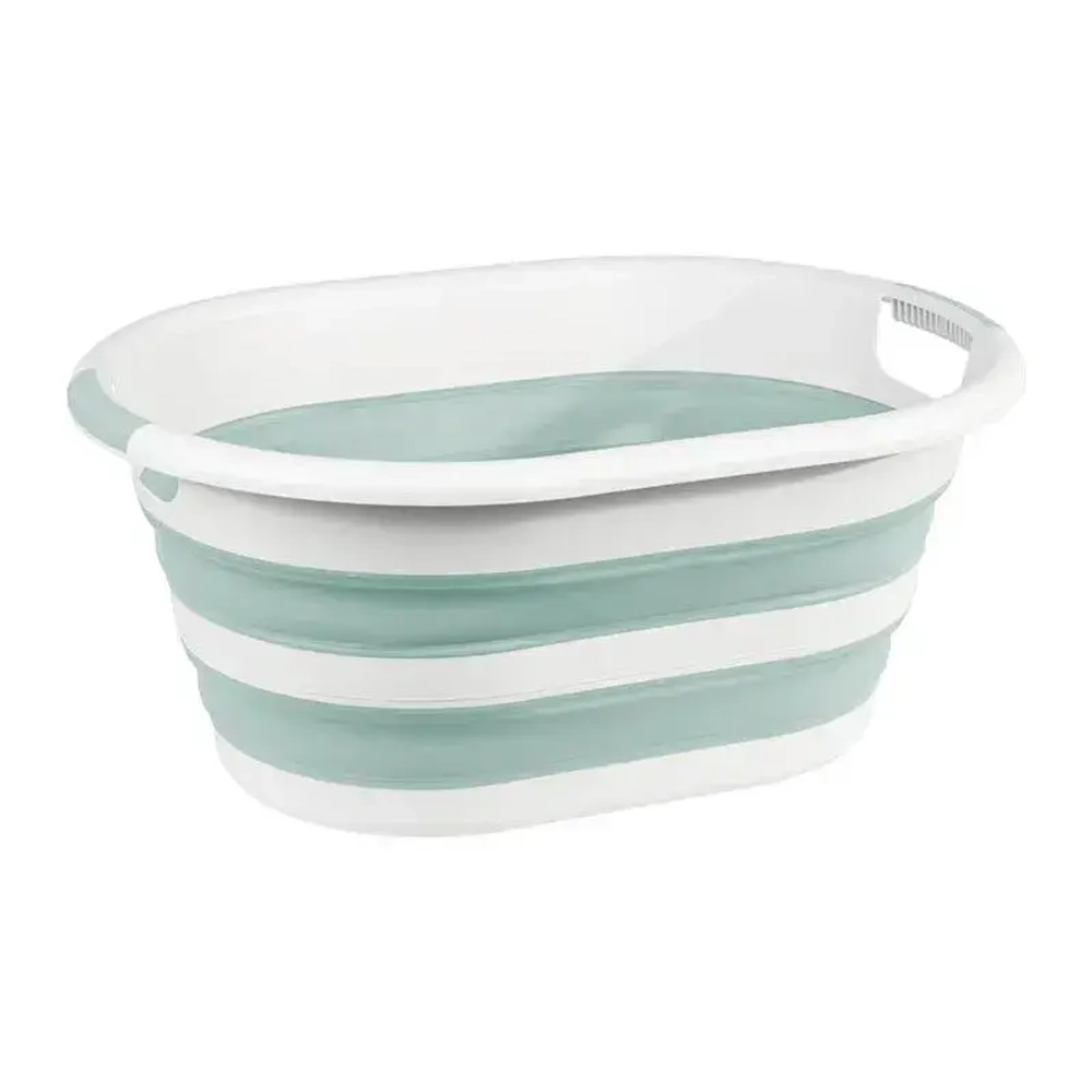 Таз ФЛЕКС овальный 38л складной Морская волна