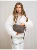 Сумка через плечо маленькая клатч натуральная кожа