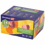 Краски акриловые художественные BRAUBERG ART CLASSIC, НАБОР 24 шт, 21 цвет, в тубах 22 мл, 191722
