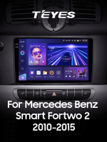 Teyes CC3 2K 9"для Mercedes Benz Smart Fortwo 2 2010-2015