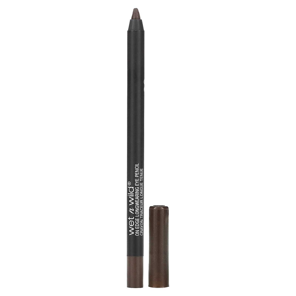 wet n wild, On Edge Стойкий карандаш для глаз, A258, древесный лак, 1,2 г (0,04 унции)