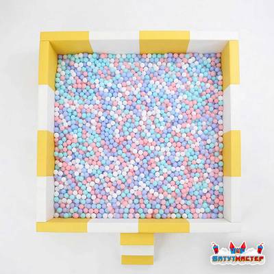 Сухой бассейн квадратный «Остров Веселья», 3,5×3,5×0,6 м