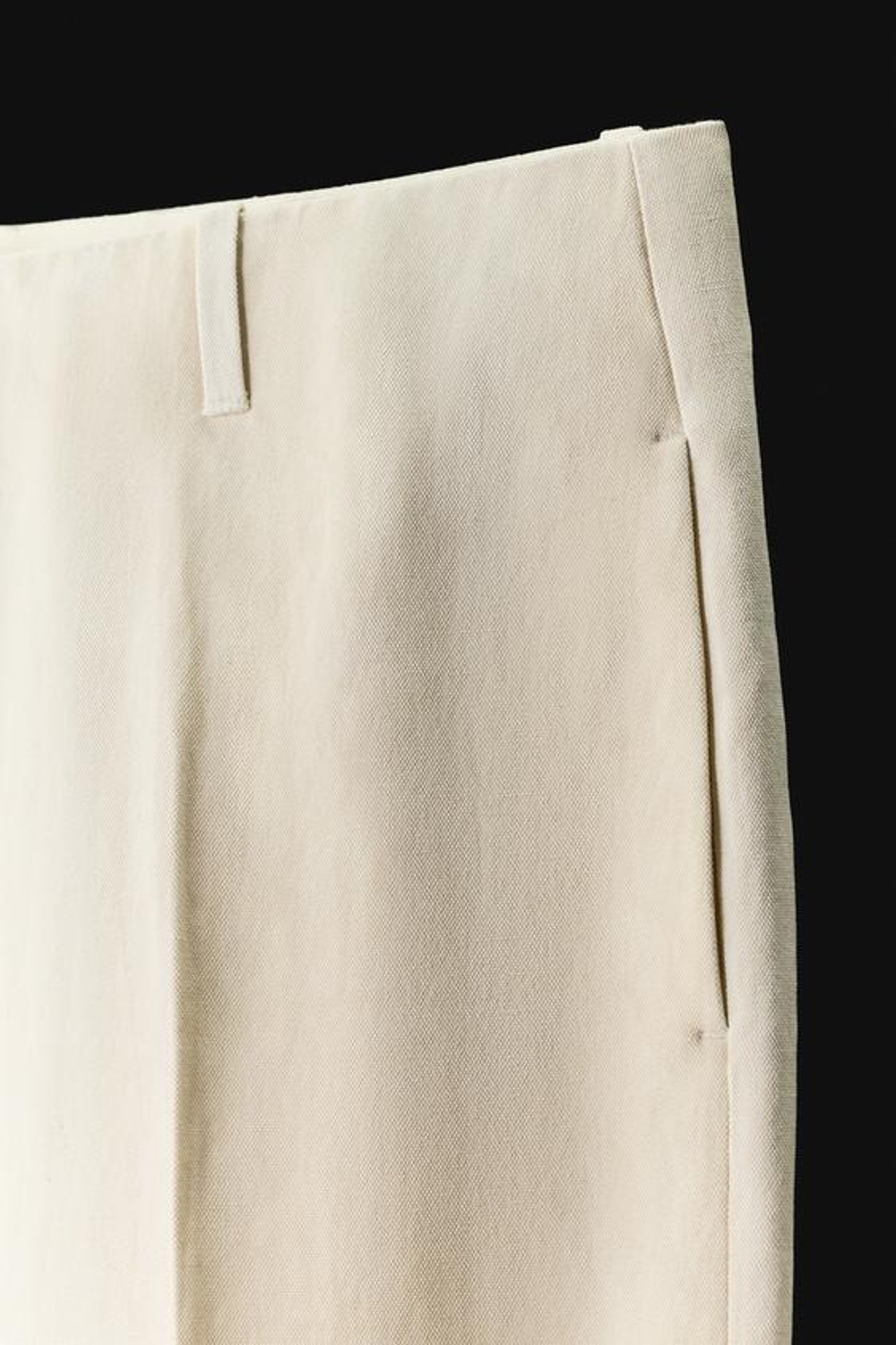 ZARA БРЮКИ STRAIGHT FIT — ZW COLLECTION, ПЕСОЧНЫЙ