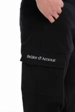 Купить Брюки Bruler d'Amour Cargo Base черные Брюки Bruler d'Amour Cargo Base черные