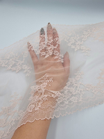 Кружево эластичное пудра КС94 (23 см)