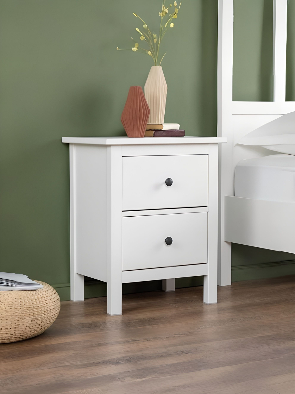 IKEA Комод КЫМОР 3 ящика, HEMNES 108*95*50, белый, КЫМОР (Хемнес ИКЕА)