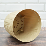 Горшок цветочный Barcelona 6,5л D240мм, молочный шоколад