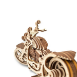 Мотоцикл Крузер (Cruiser) (EWA) - Деревянный конструктор, сборная модель, 3D пазл