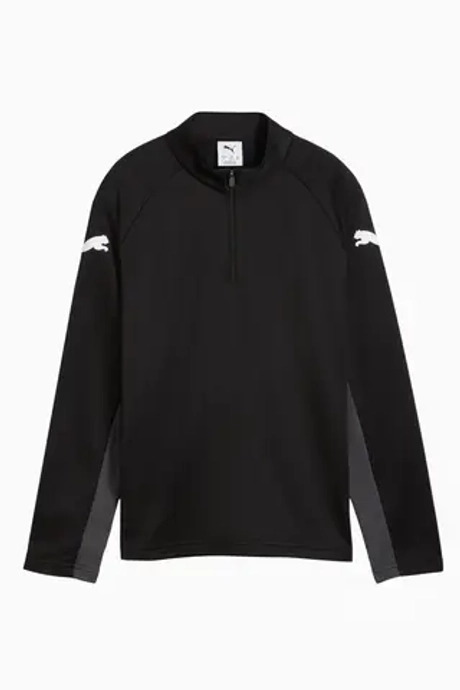 Кофта Puma individualLIGA 1/4 Zip Top Junior - черный