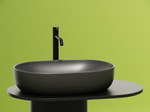 Умывальник чаша накладная овальная (цвет Темный Антрацит Матовый) Element 600x415x135мм