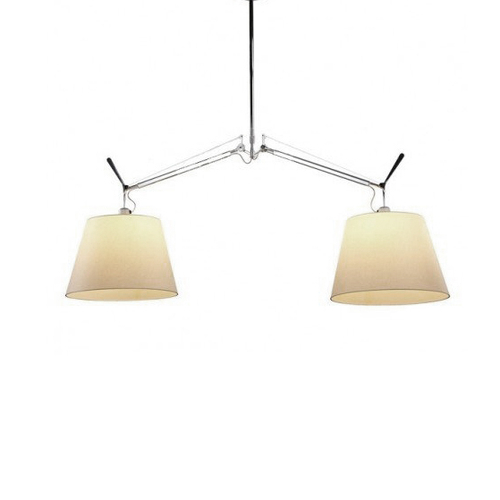 Потолочный дизайнерский светильник  Tolomeo by Artemide (2 плафона)