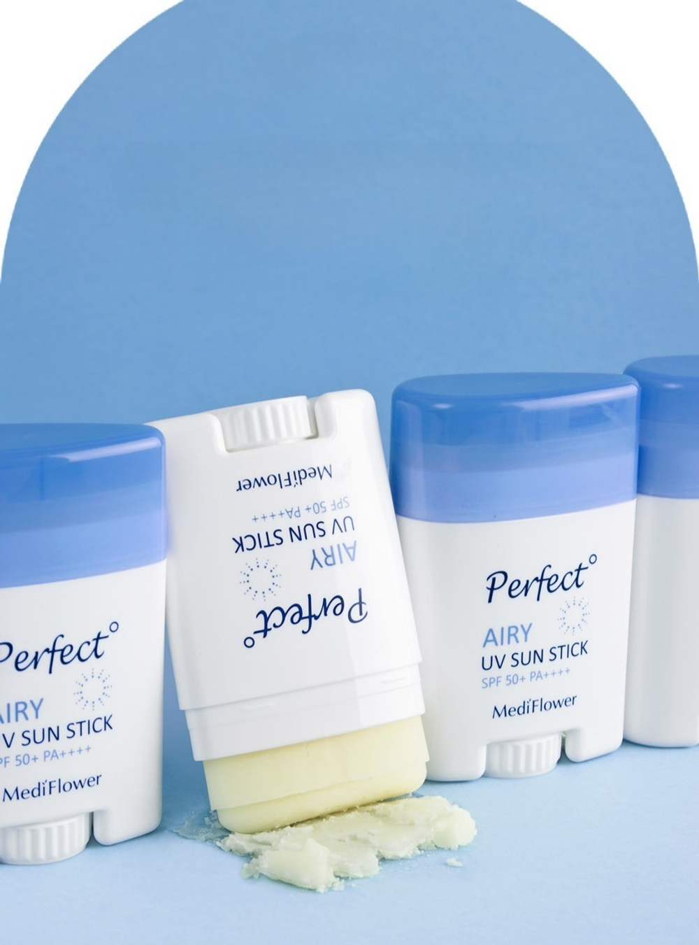 Medi Flower Солнцезащитный стик ультра увлажняющий SPF50 PA++++  Perfect Airy UV