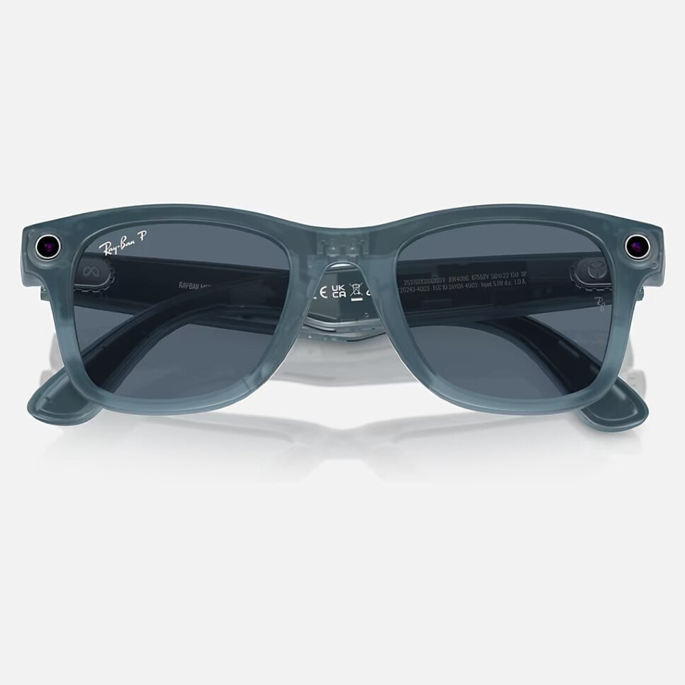 Ray-Ban Meta Wayfarer ( Цвет оправы - матовый синий, цвет линз - синий)