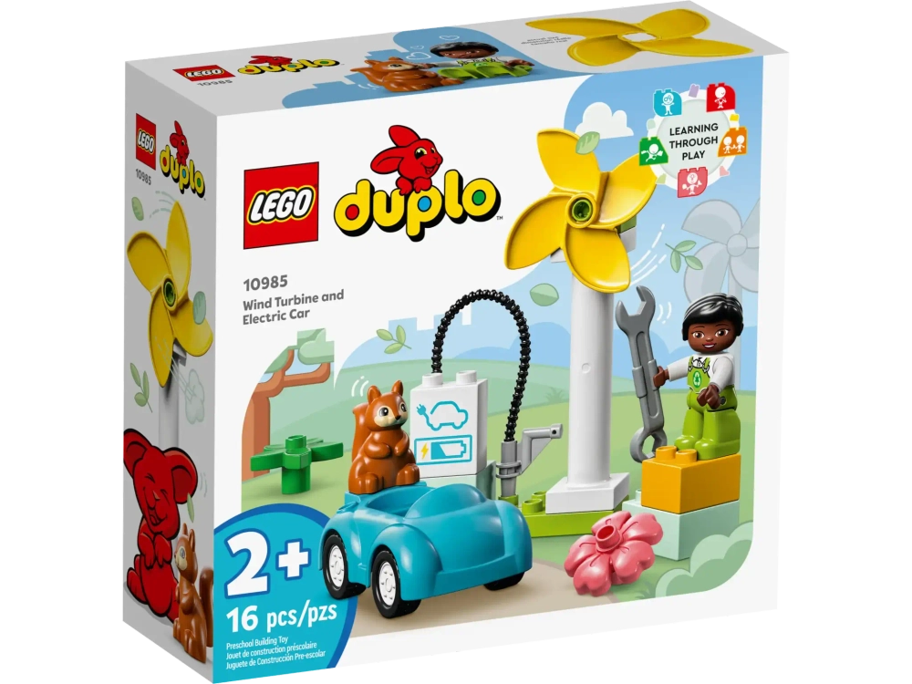 Конструктор LEGO Duplo 10985 Ветряная турбина и электромобиль