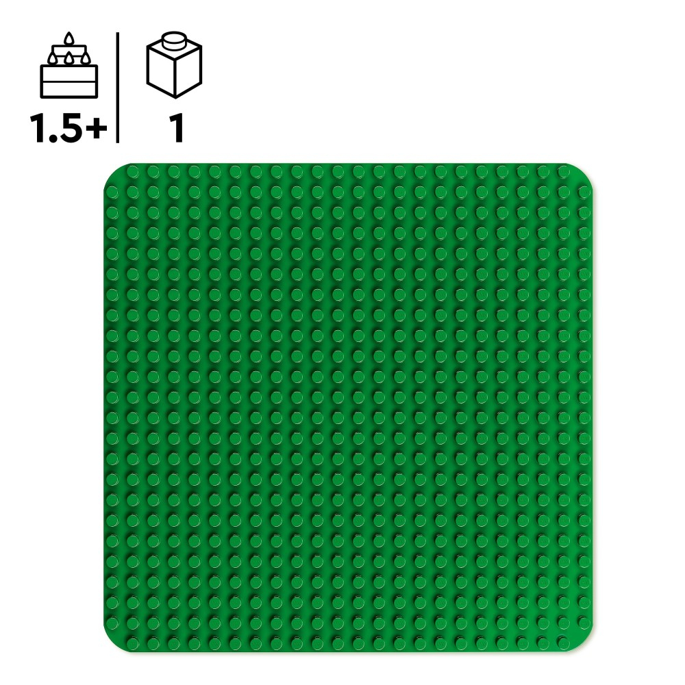 Строительная пластина LEGO DUPLO 10460 Зелёная — фото 5