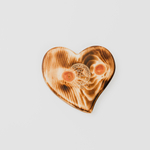 Деревянная менажница "Сердце" из кедра