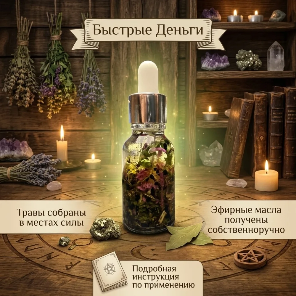 Магическое Масло "Быстрые Деньги"