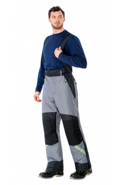 Брюки УРАН утеплённые цв. сер-чер.